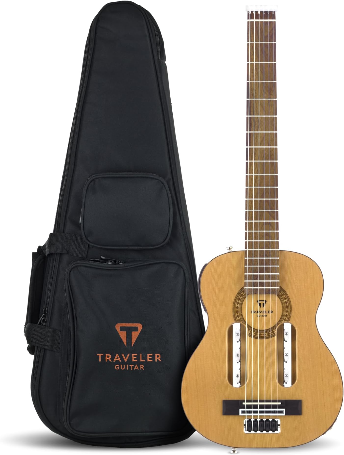 Traveler Guitar Guitar 6 String Escape Classical (Cedar Top), Right, (ESC CDG)