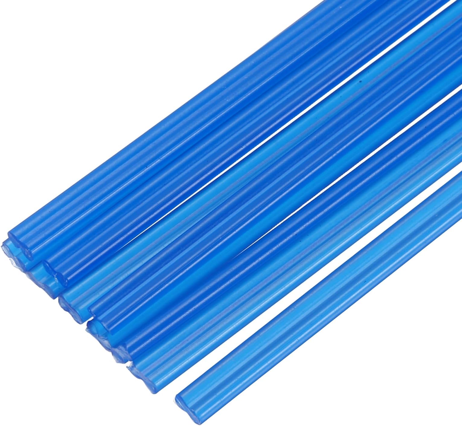 sourcing map 10pcs 20 Inch Plastic Welding Rods PP Welding Strips Welder Rods for Car Bumper, Kayak Repair, Plastic Welder, Blue