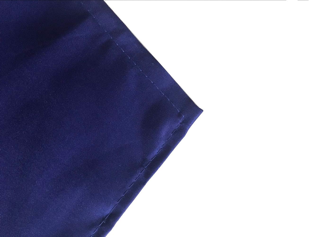 Total 6PCS Blue Bib Apron Adult with 2 Pockets for Women Men Chef Cooking Kitchen (6, Deep Blue) - Image 4
