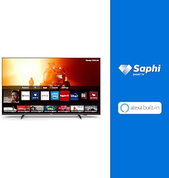 Philips 55PUS7506/12 55-Inch TV 4K LED TV | UHD & HDR10+ | Dolby Vision & Dolby Atmos | SAPHI