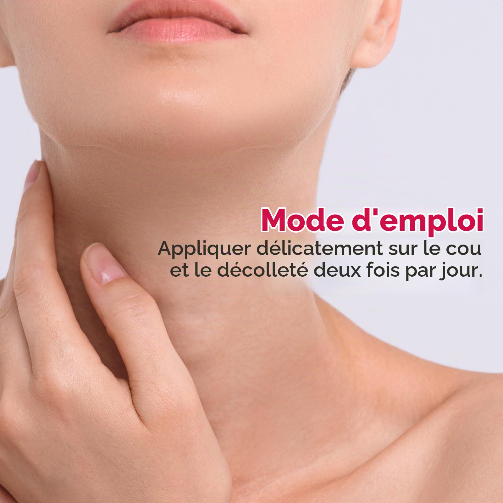 TOSOWOONG Crème Cou et Décolleté Collagène Necktox, Fermeté et Rides | Collagène, Acide Hyaluronique, Anti-Âge, Élasticité, Ridules, Peau Relâchée, Fini Rosée, Hydratant, K-Beauty, 50 ml