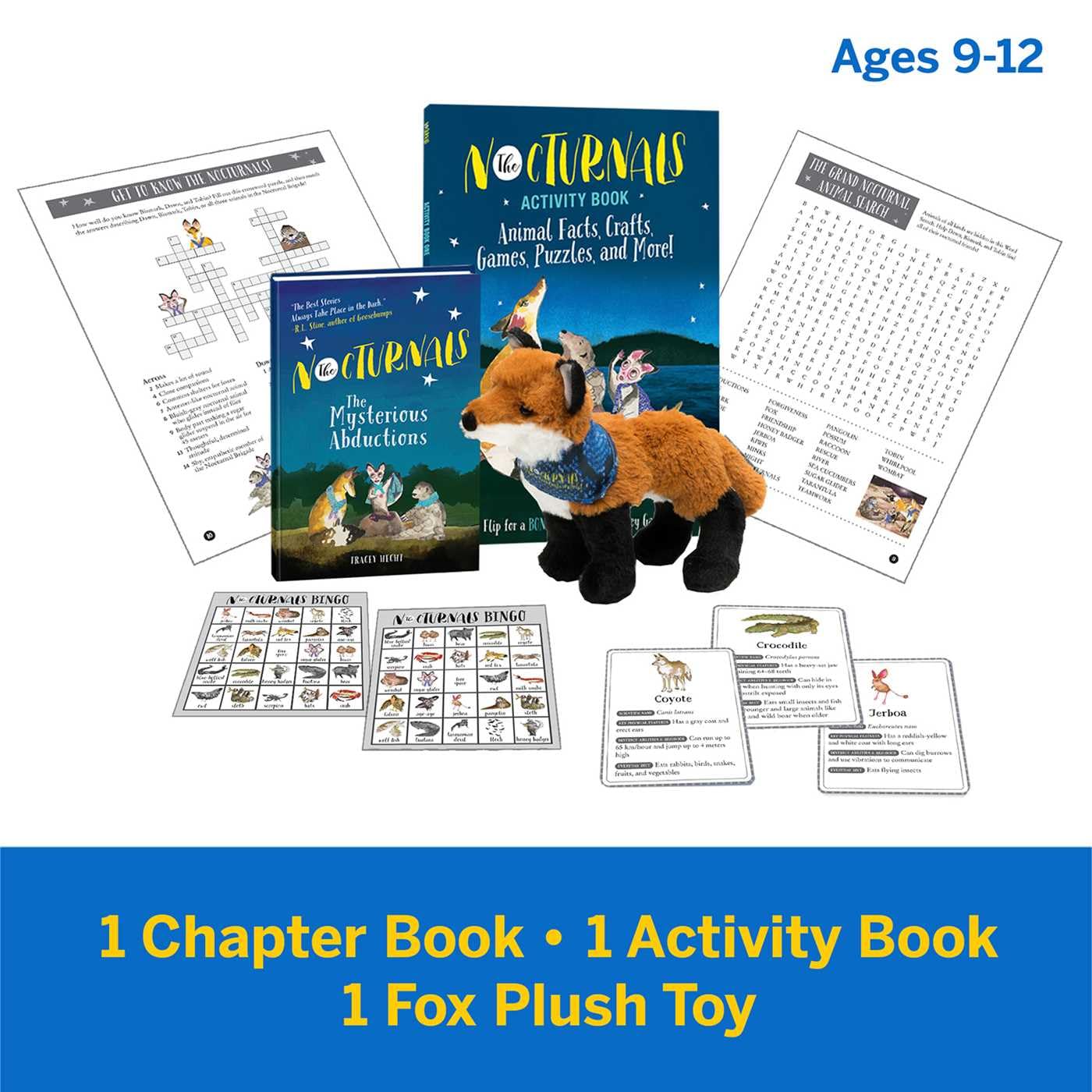 The Nocturnals Adventure Activity Box: Chapter Book, Plush Toy and Activity Book
