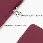 RAINYEAR 14 Sac de transport avec pochette d'accessoires, compatible avec le boîtier de protection pour ordinateur portable Inch 14" Dell HP ThinkPad Lenovo Asus Acer Samsung Notebook Ordinateur Chromebook (Rouge)