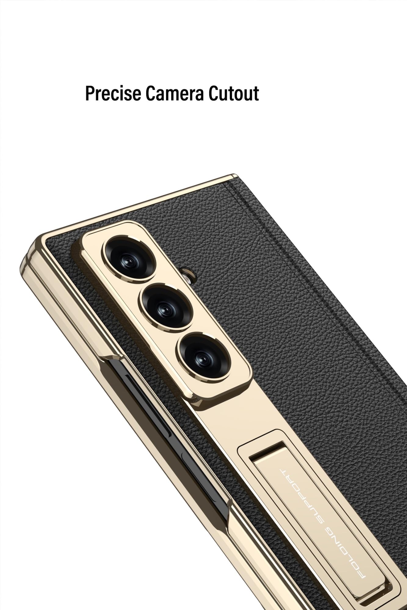 Compatibile con Samsung Galaxy Z Fold 8 Ultra Hinge Case Full Cover Protezione Cerniera Rosa