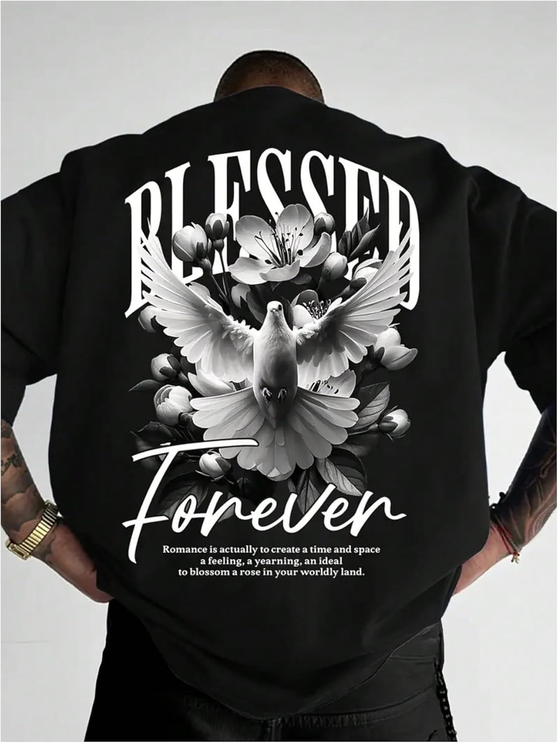 SOLY HUX Men's Graphic T-Shirts Hip Hop Shirt Short Sleeve Crew Neck Baggy Summer Tops Streetwear - Image 2