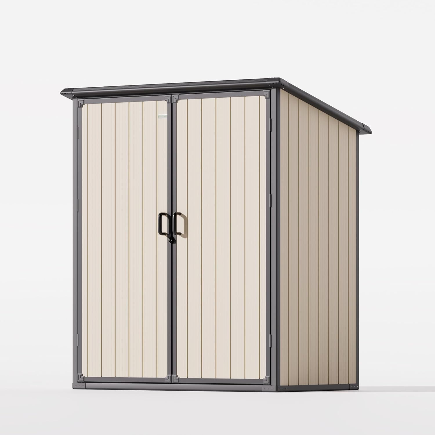 Patiolife 5 x 3 FT Plastic Storage Shed, Outdoor
