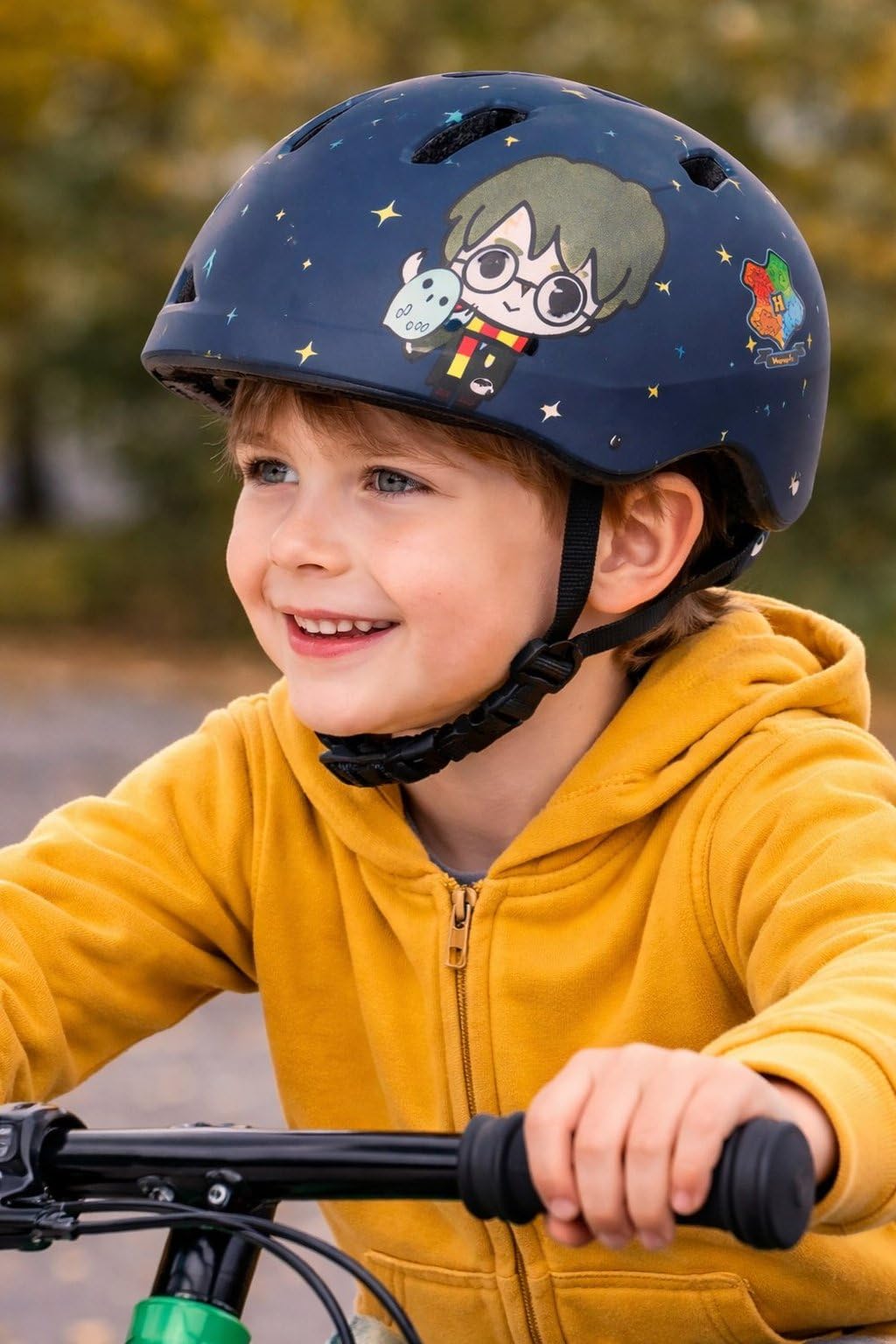 Casque de Rue Tataway Harry Potter, Taille S 52-56 cm, Casque de Protection pour Enfants, Design Original Harry Potter, idéal pour Les vélos et Les activités de Plein air