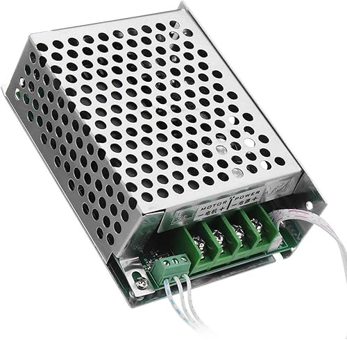 Miniatura 6 de Greartisan Regulador de velocidad del motor de 12V-80V 30A DC PWM Regulador de velocidad variable Interruptor de gobernador CCM6DS-D con perilla de