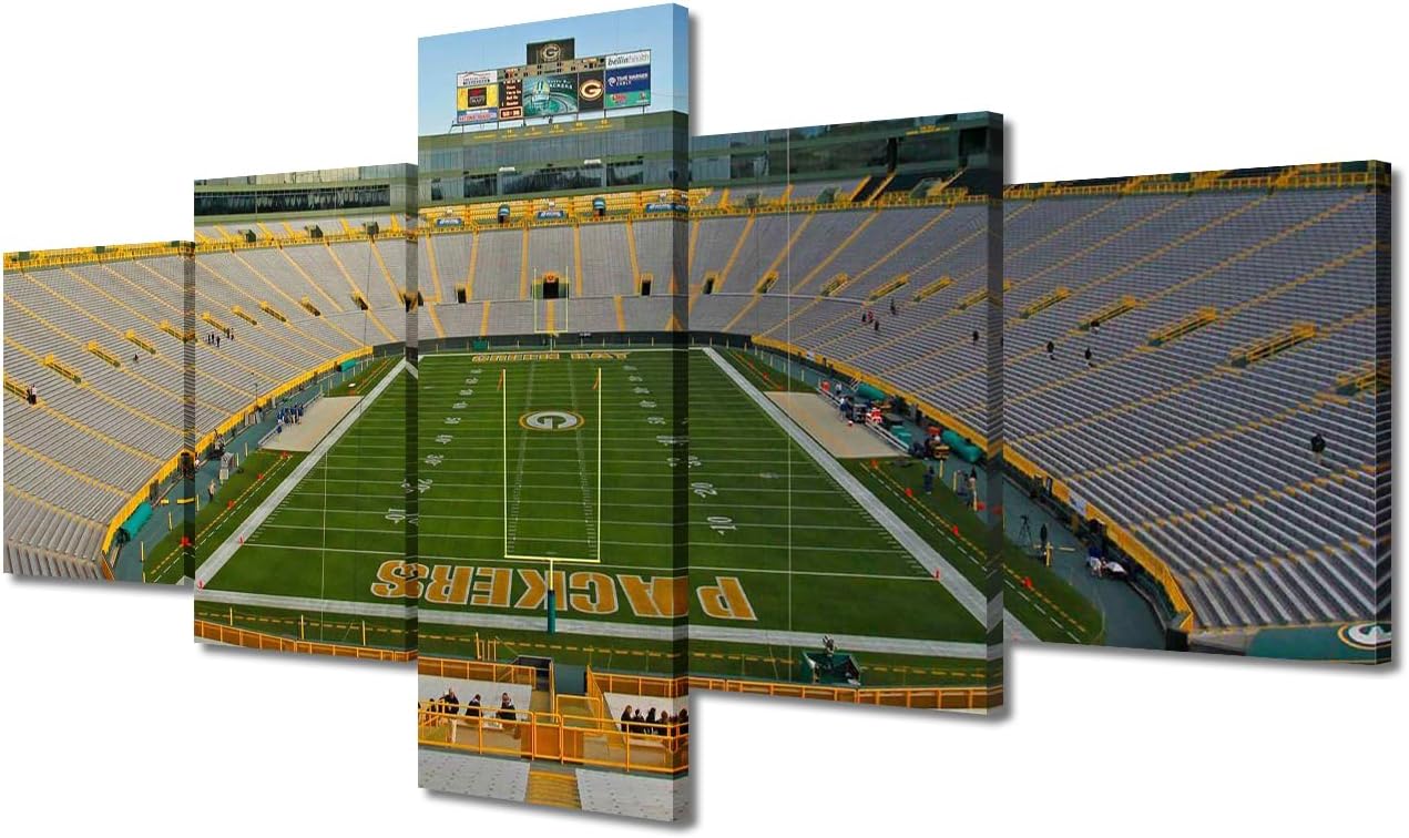 Canvas Art Office Wall Art Lambeau Field Canvas Wall Art
