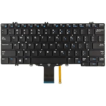 Amazon Com Acompatible Replacement Keyboard For Dell Latitude E5450 E7450 Laptop With Pointer With Backlight No Frame Computers Accessories