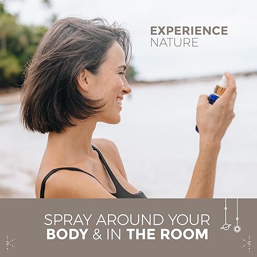 Miniatura 4 de BALIPURA - Spray de aura curativa de limpieza a tierra - Cristales áuricos y piedras preciosas naturales - Mezcla de aceites esenciales de vainilla