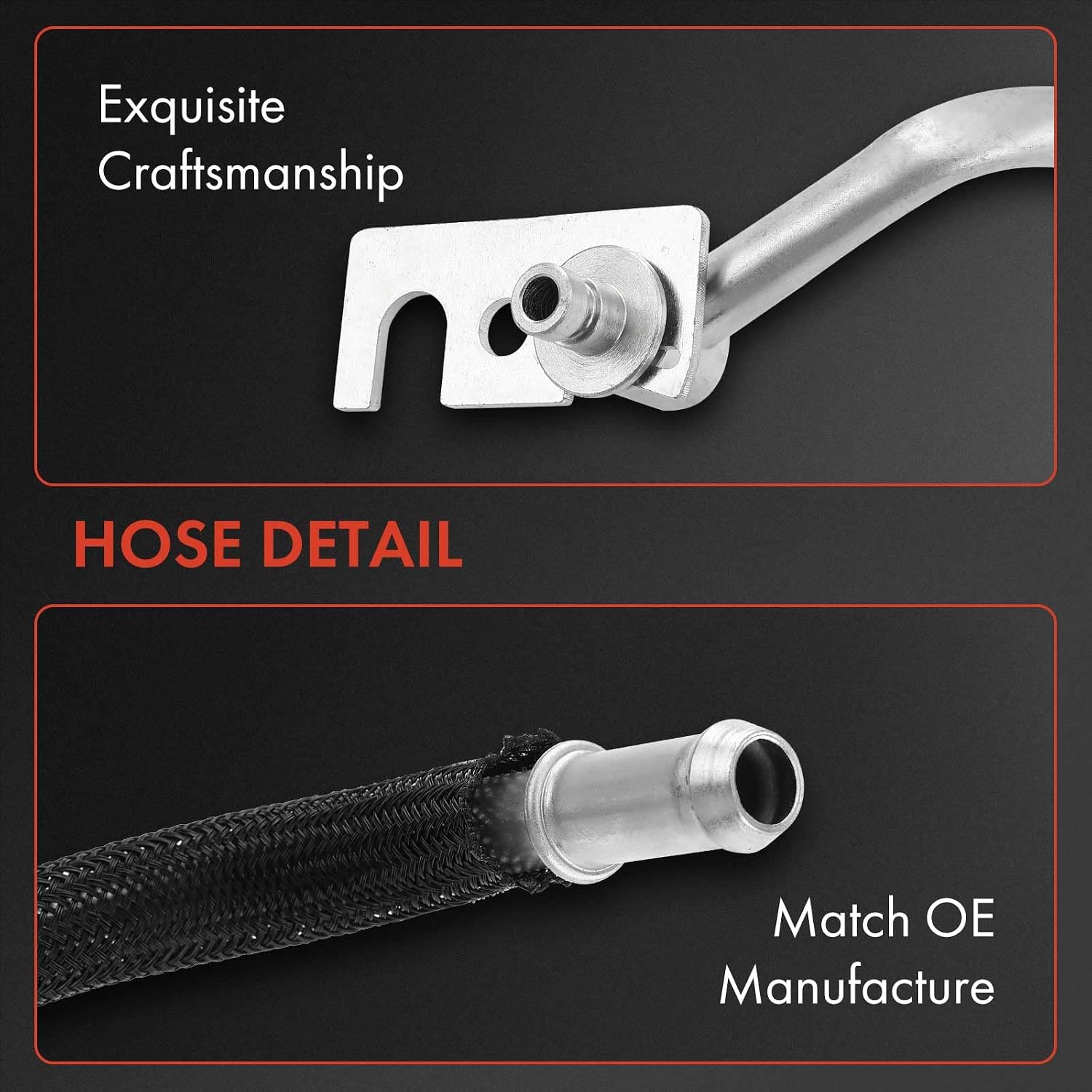 A-Premium Power Steering Hose Return Hose Line Assembly Compatible with Ford Expedition Lincoln Navigator 2008 5.4L From Gear