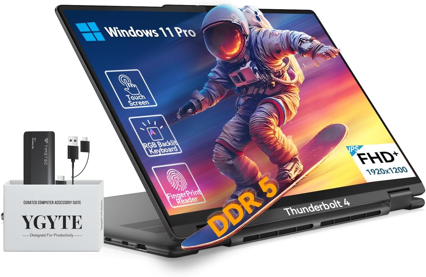 Lenovo 2025 Yoga 7 2 in 1 Laptop Touchscreen, 16″ FHD+ 360 Foldable Touch Screen…