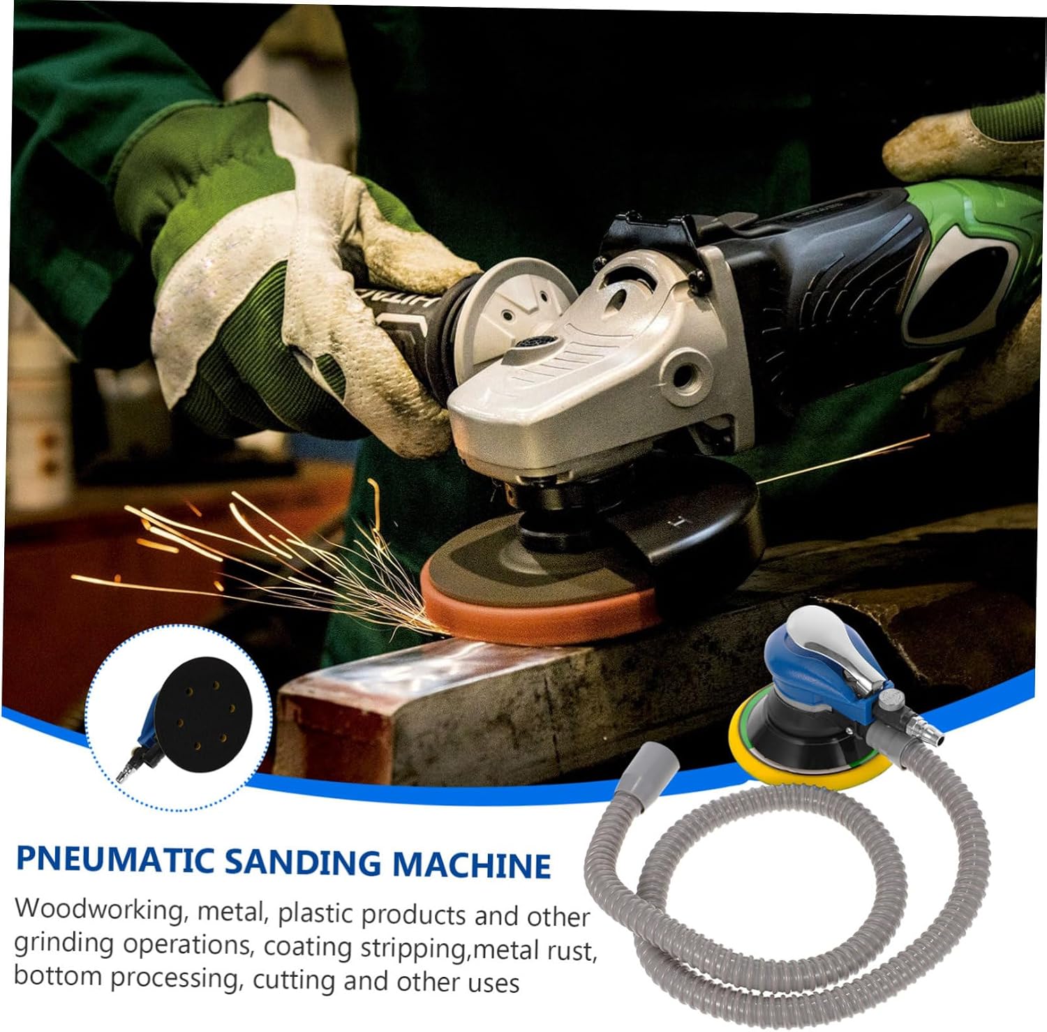 HOMSFOU Mini Pneumatic Grinding Tool for DIY Sanding and Polishing