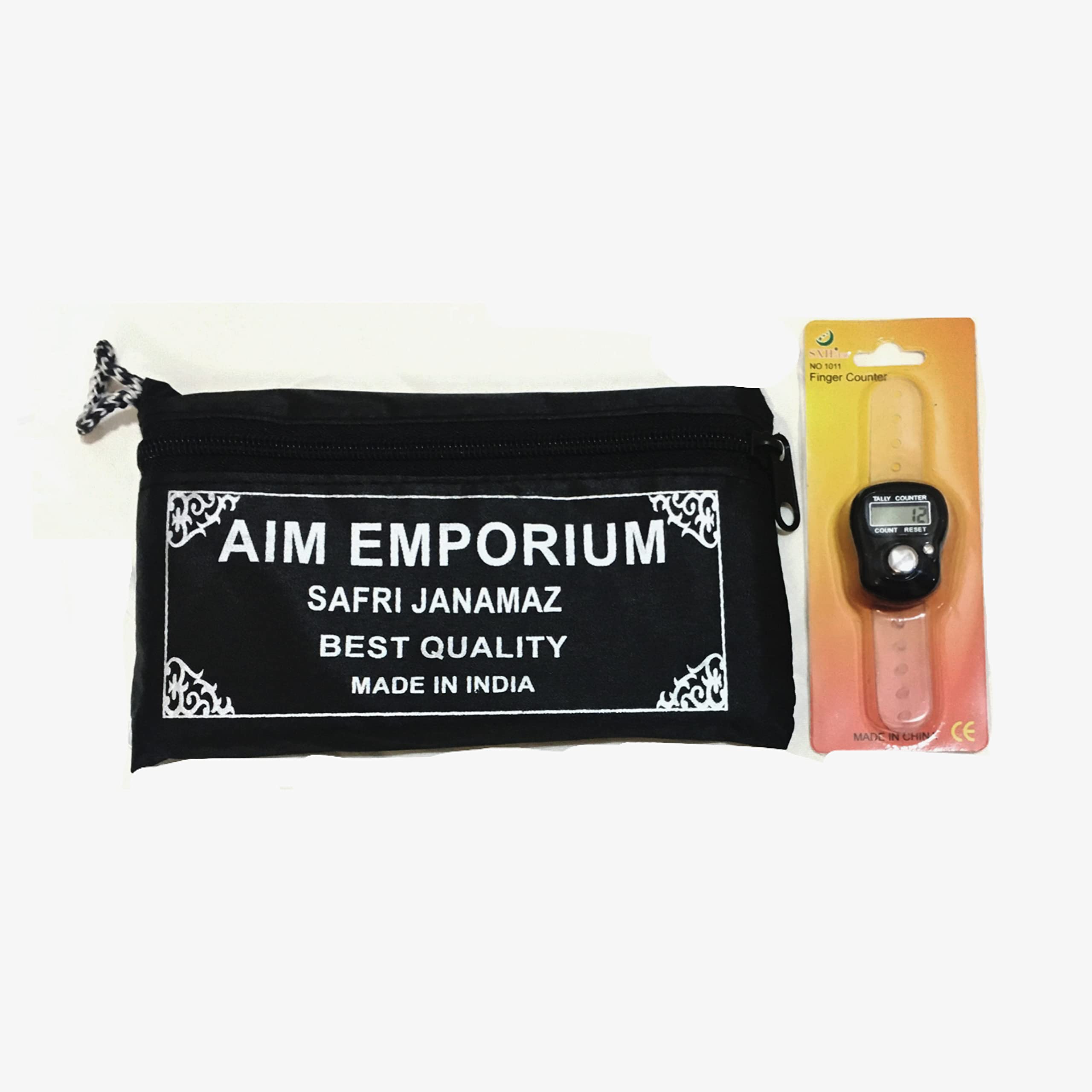 Aim Emporium Pocket Prayer Mat/Safari janamaz with Hand Tally Counter for Traveling Color Brown Size 110 x 65 cm (B0BSVC6616) Amazon Price History, Amazon Price Tracker