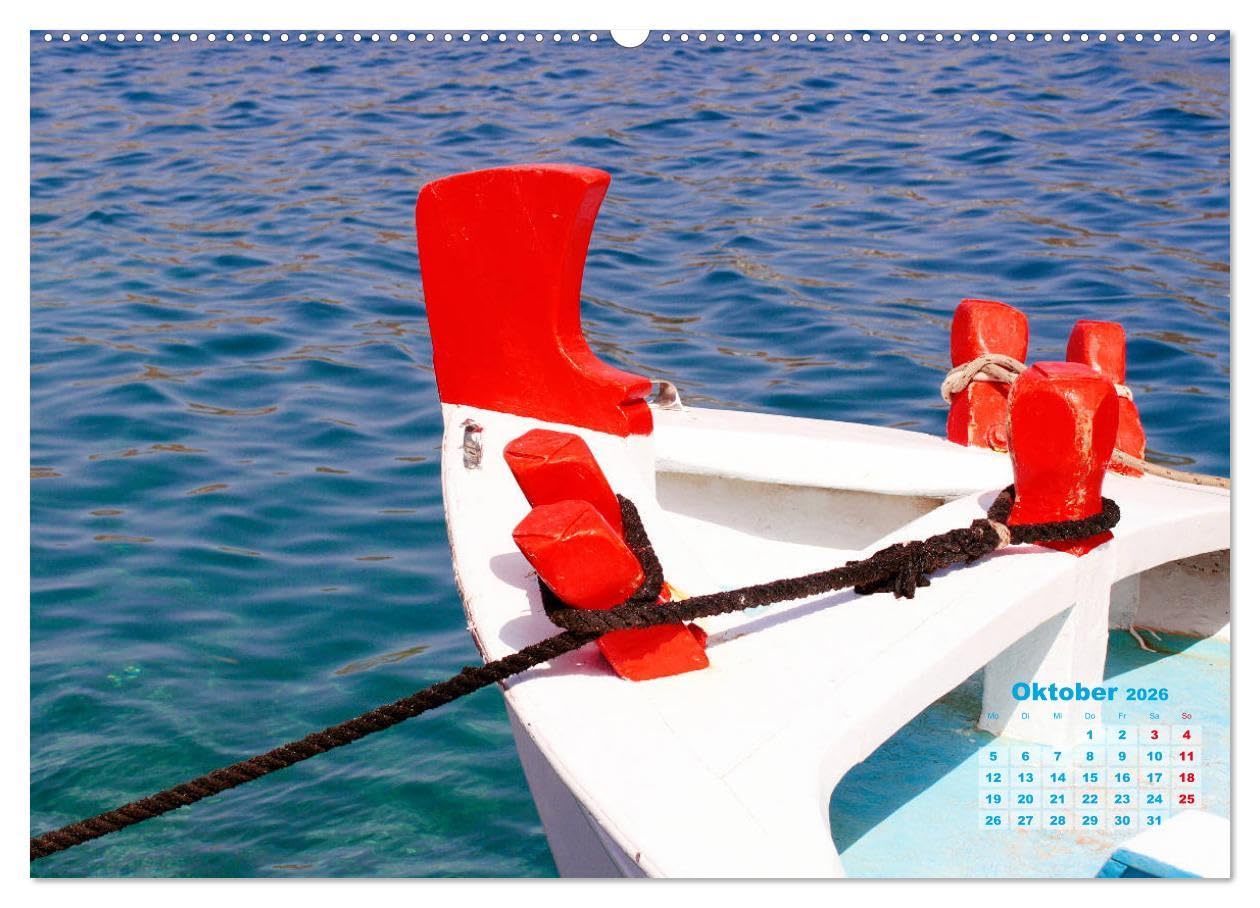 Liebenswertes Griechenland Amorgos und Mykonos (hochwertiger Premium Wandkalender 2026 DIN A2 quer), Kunstdruck in Hochglanz: Sehnsucht nach Griechenland (CALVENDO Orte)