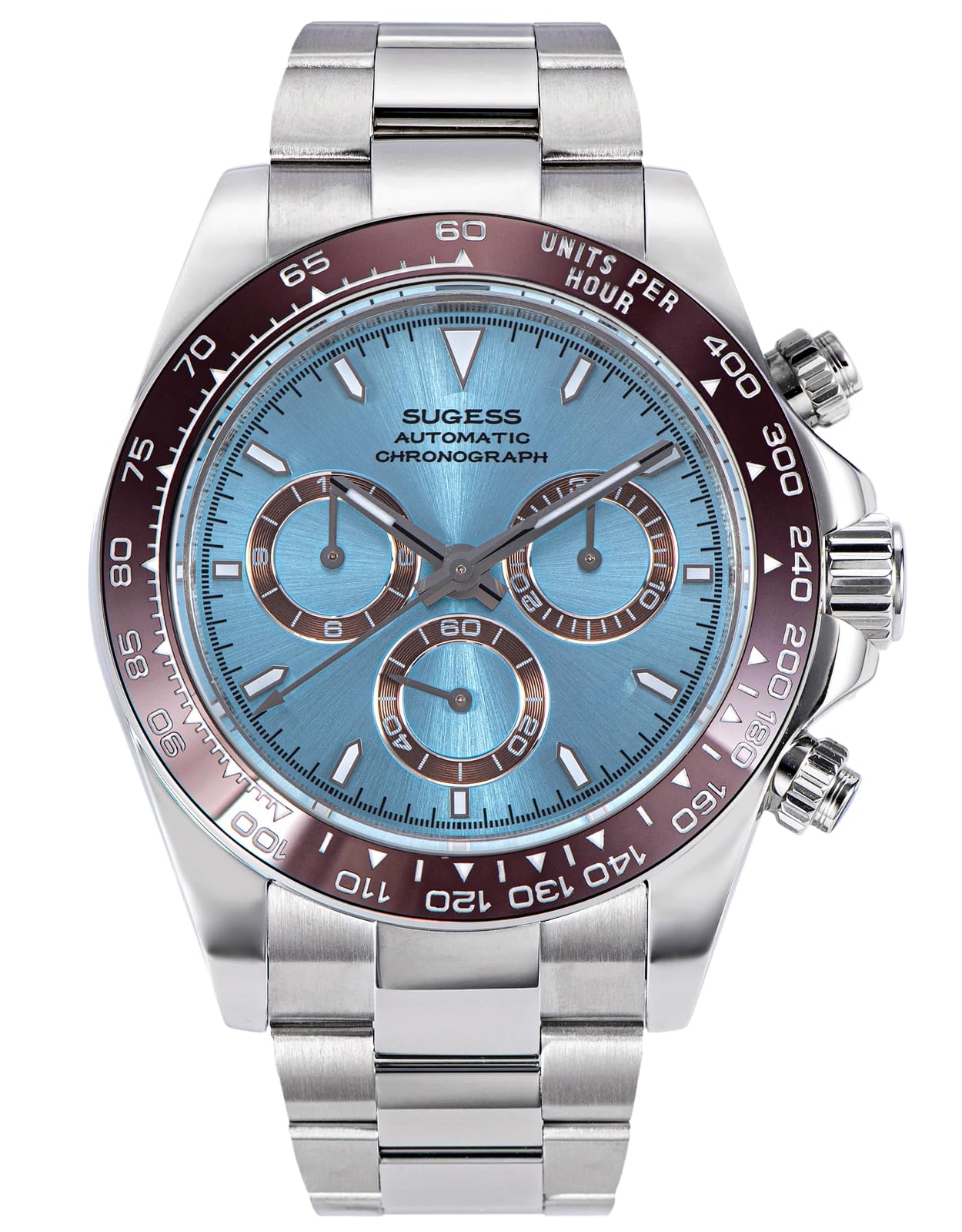 Chrono Racing 39mm 418-2 S418-2.006.E Exhibition Case backcover Mechanical Automatic Peac…