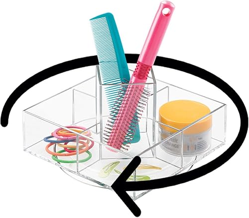 Miniatura 2 de OnDisplay Bandeja organizadora giratoria de cosméticosmaquillaje de acrílico