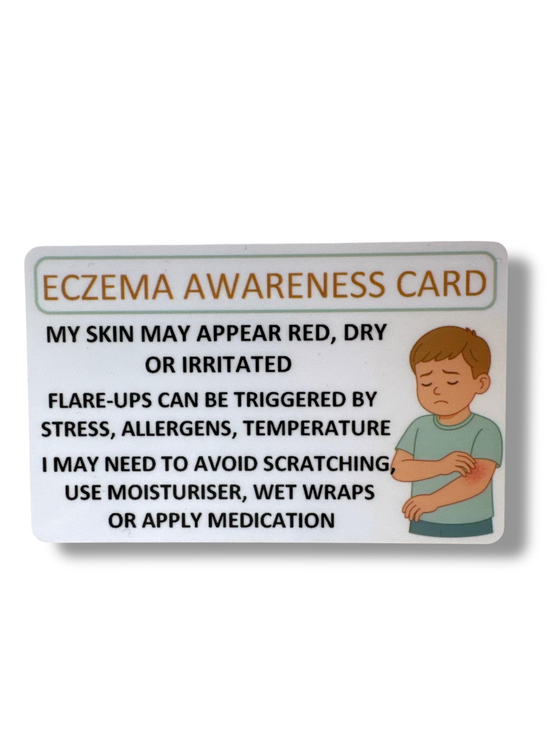 Medical Awareness Information Card (Eczema, Child) — image 1