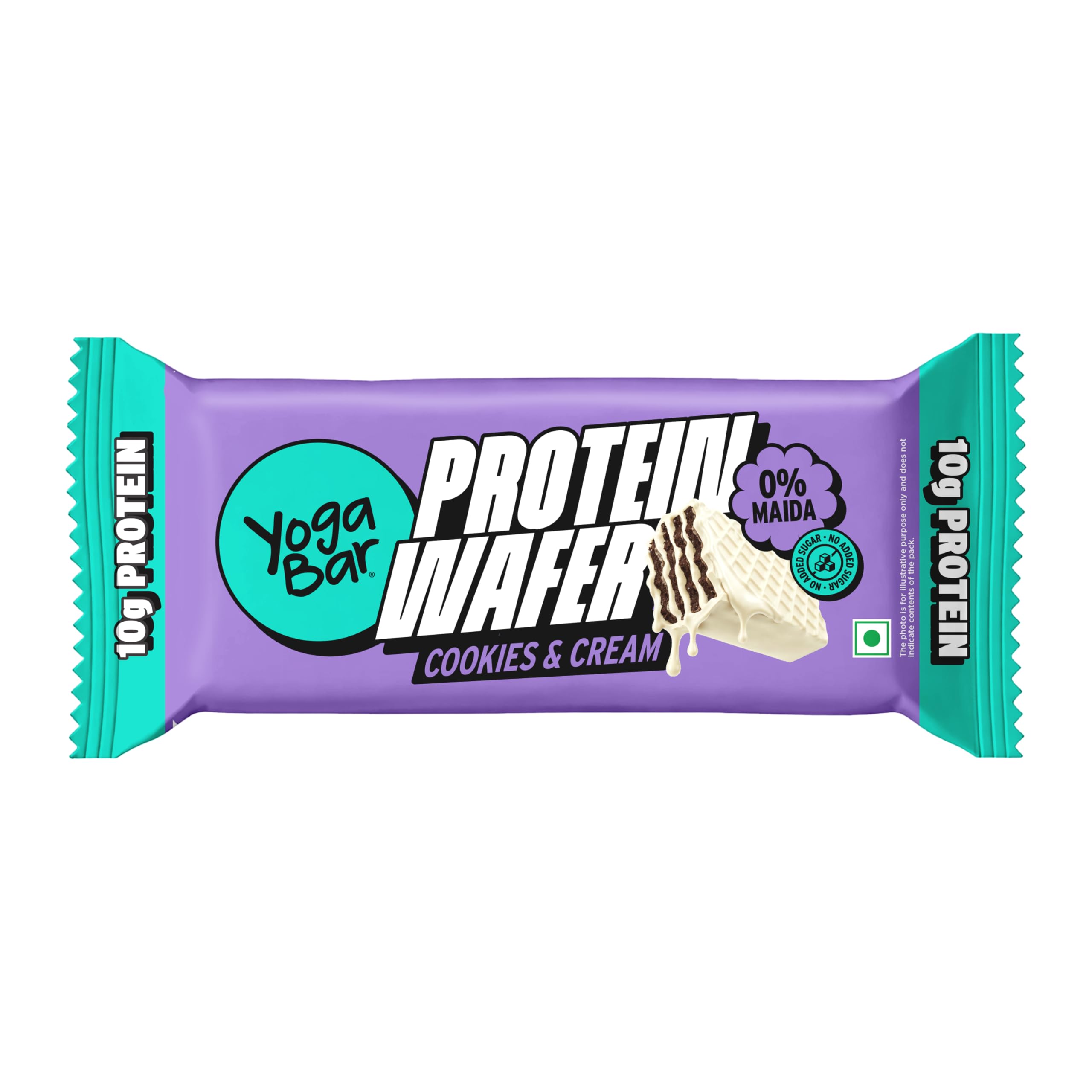 Yogabar 10g Wafer Bar | Cookies and Cream-picture-10