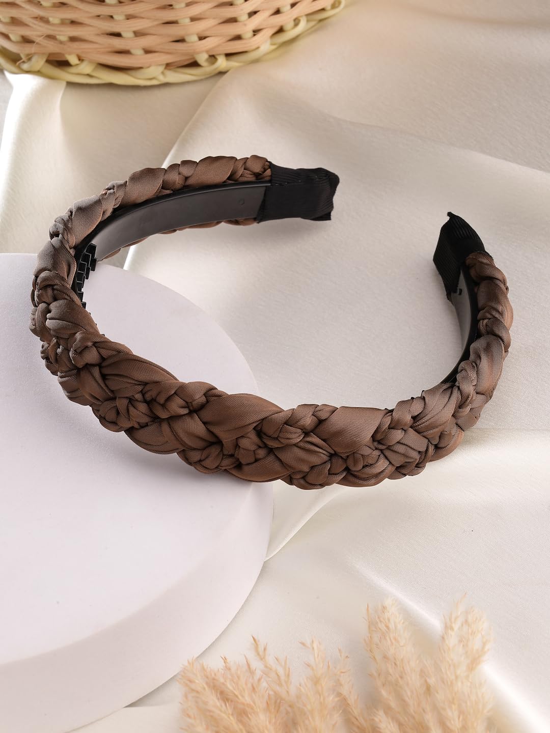 Plastic Formal Hairband For Girls And Women Set of 1 (Brown_VogueD_418)-image-11