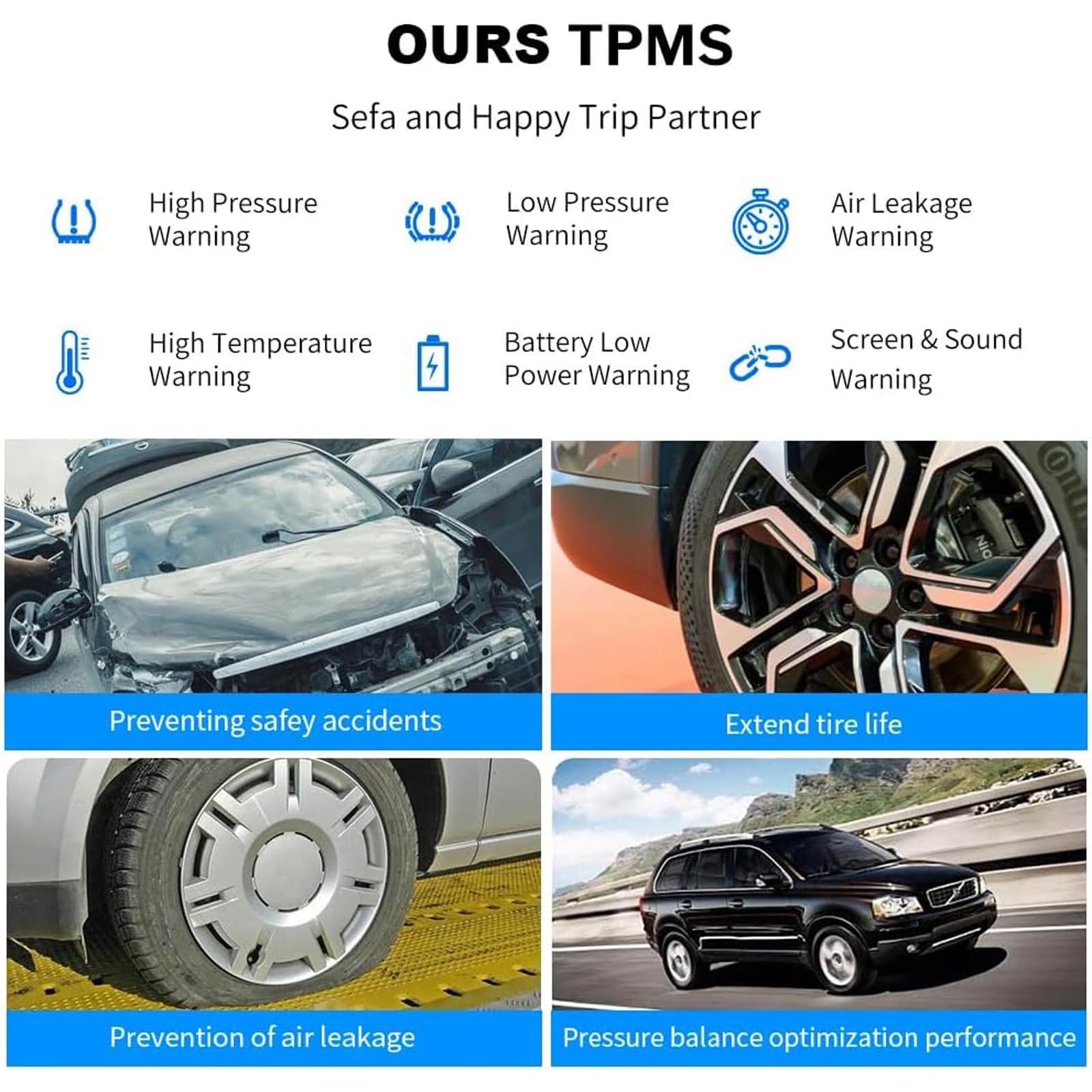 TPMS Sistema Monitoreo Presión para BMW 5er G30 Sedan 2017-2024