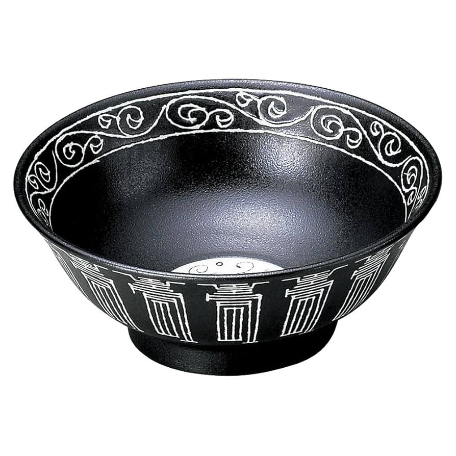 Amazon.com: Chinese Open Black Kotobuki 6.8 Ramen Bowl, 8.4