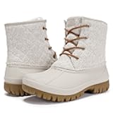 Duck Boots for Women Waterproof Winter Boots Quilted Snow Boots