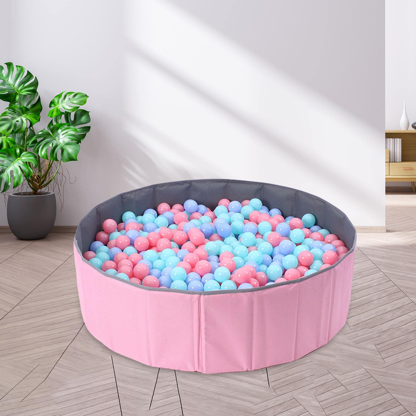 Recinto Sabbia E Palline Rosa 100 Cm