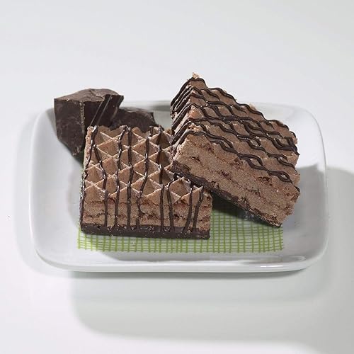 Miniatura 4 de Proti-Thin Cuadrados de oblea de chocolate con alto contenido de proteínas, 0.51 onzas de proteína, bajas en calorías, bajo en azúcar, sin