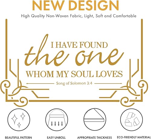 Miniatura 3 de HEALON Camino de pasillo de boda blanco para ceremonia de boda, incluye cuerda para bodas en interiores o exteriores, bailes de graduación y