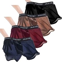 INNERSY Mens Boxers Shorts Multipack Mesh Sports Underwear Trunks Breathable Thin Underpants Pack of 4