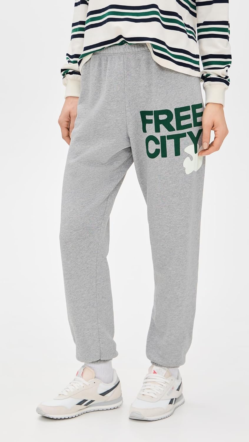 FREECITY Women's Large Heather Sweatpants - Image 2