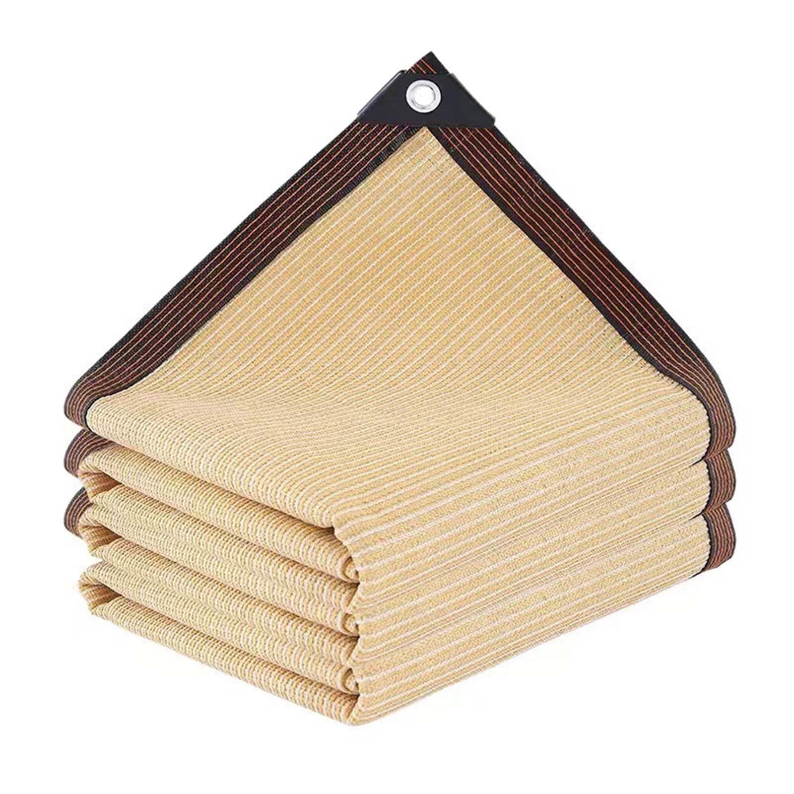 Parasole rettangolare in poliestere di alta qualità, ideale per protezione dai raggi UV, con occhielli, 3 x 4 m, 4 x 5 m, 2 x reti ombreggianti per serra, rapida dissipazione del calore, perfetta per