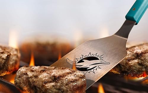 Miniatura 3 de YouTheFan NFL Spirit Series - Juego de utensilios de parrilla para barbacoa, 3 piezas Sportula (espátula) de acero inoxidable de 18 pulgadas,