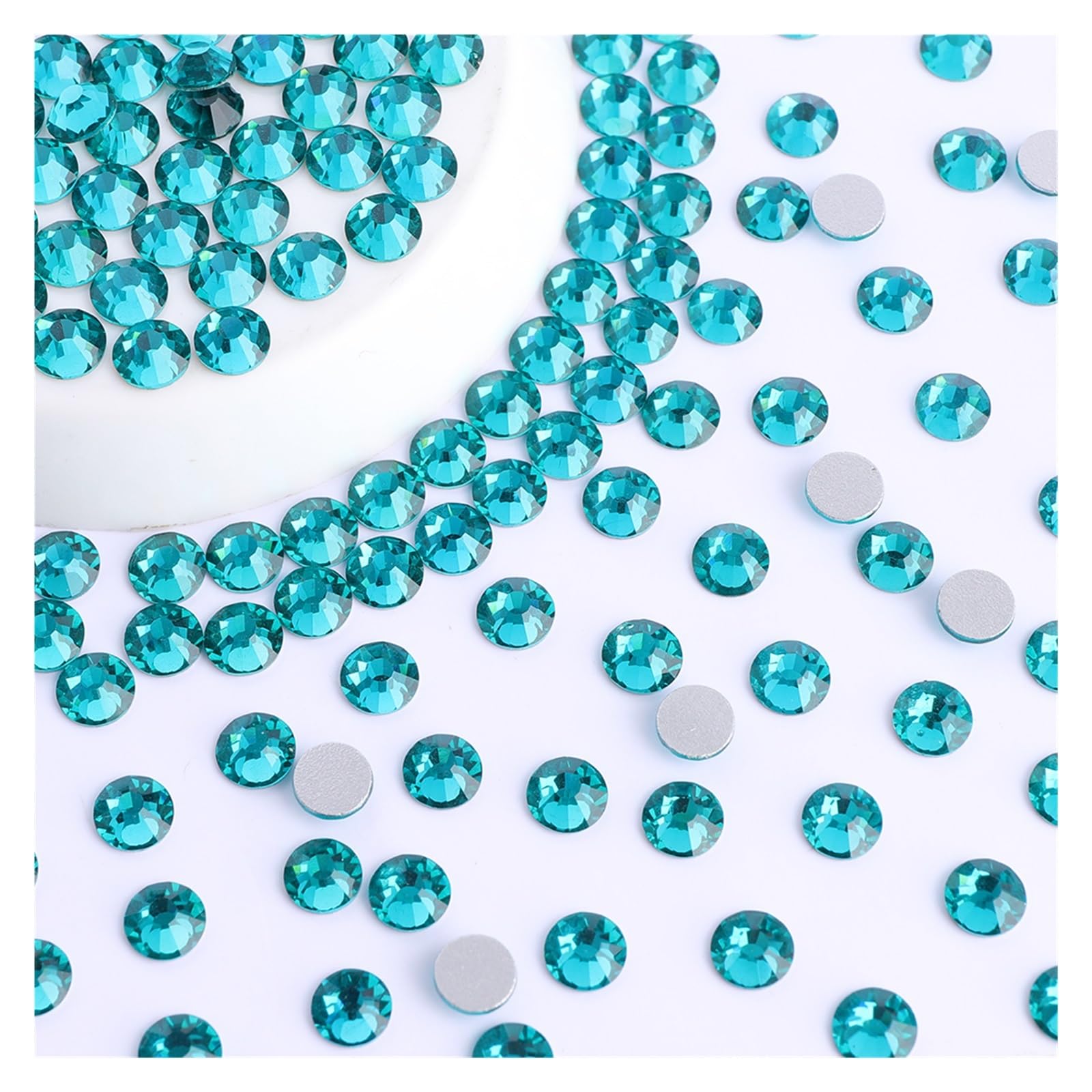 Glass Nail Art Rhinestones Glitter Round Flatback Crystal SS6 SS20 Manicure
