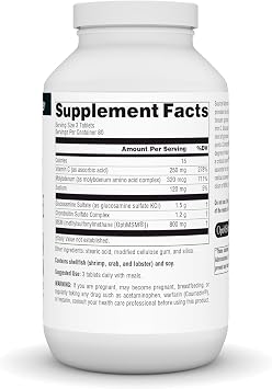 Source Naturals Glucosamine Chondroitin Complex with MSM, Promotes Healthy Joints and Connective Tossues* - 240 Tablets
