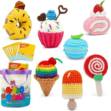 Crochet Kits for Beginners and Experts, Includes Yarn, Hooks, and Patterns