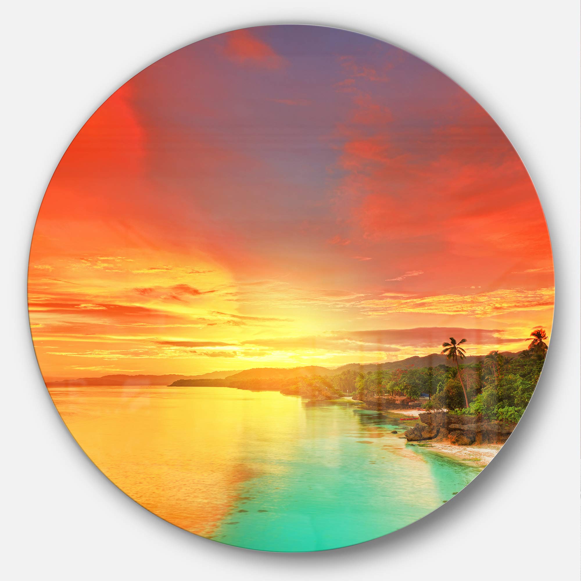 Amazon.co.jp: DesignArt mt10847 C23美しい海岸線inフィリピンシー