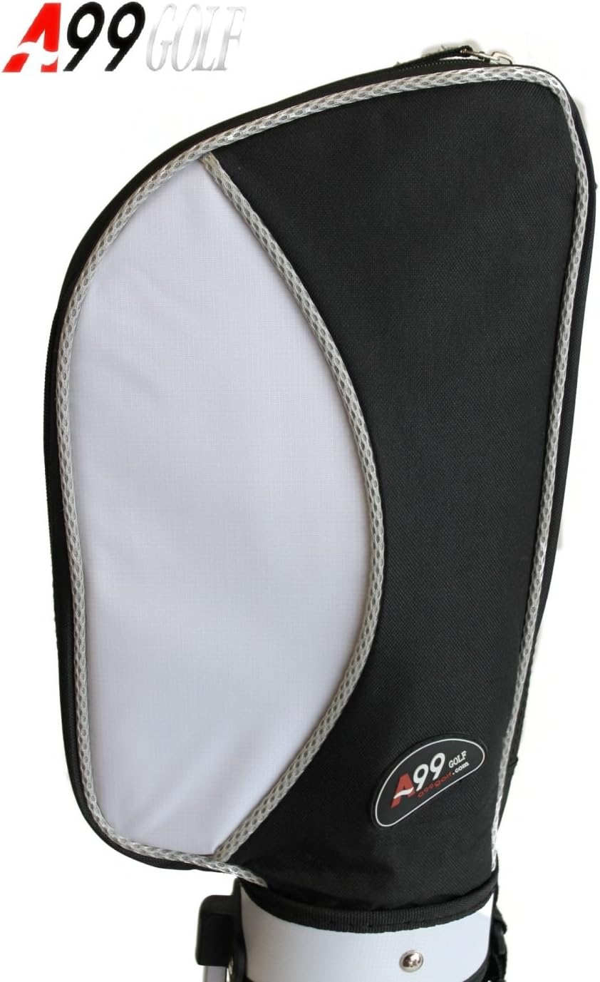 C8 A99 Golf Practice Sunday Range Stand Carry Pencil Bag Portable White/Black