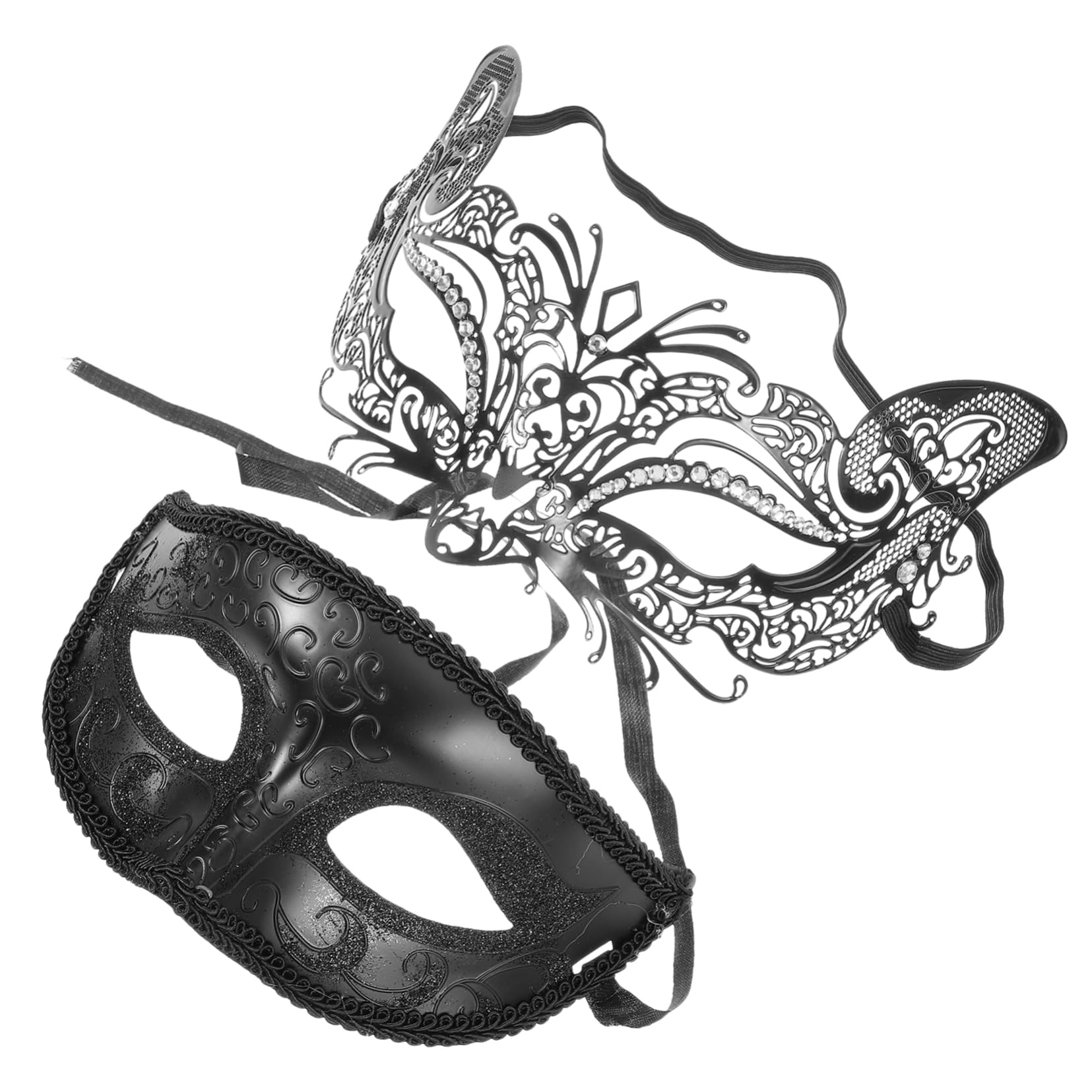 LIFKOME 8stücke Elegante Masquerade Masken Für Frauen Mit Funkelnden Verzierungen Kostümaccessoires Für Halloween Und Themenpartys