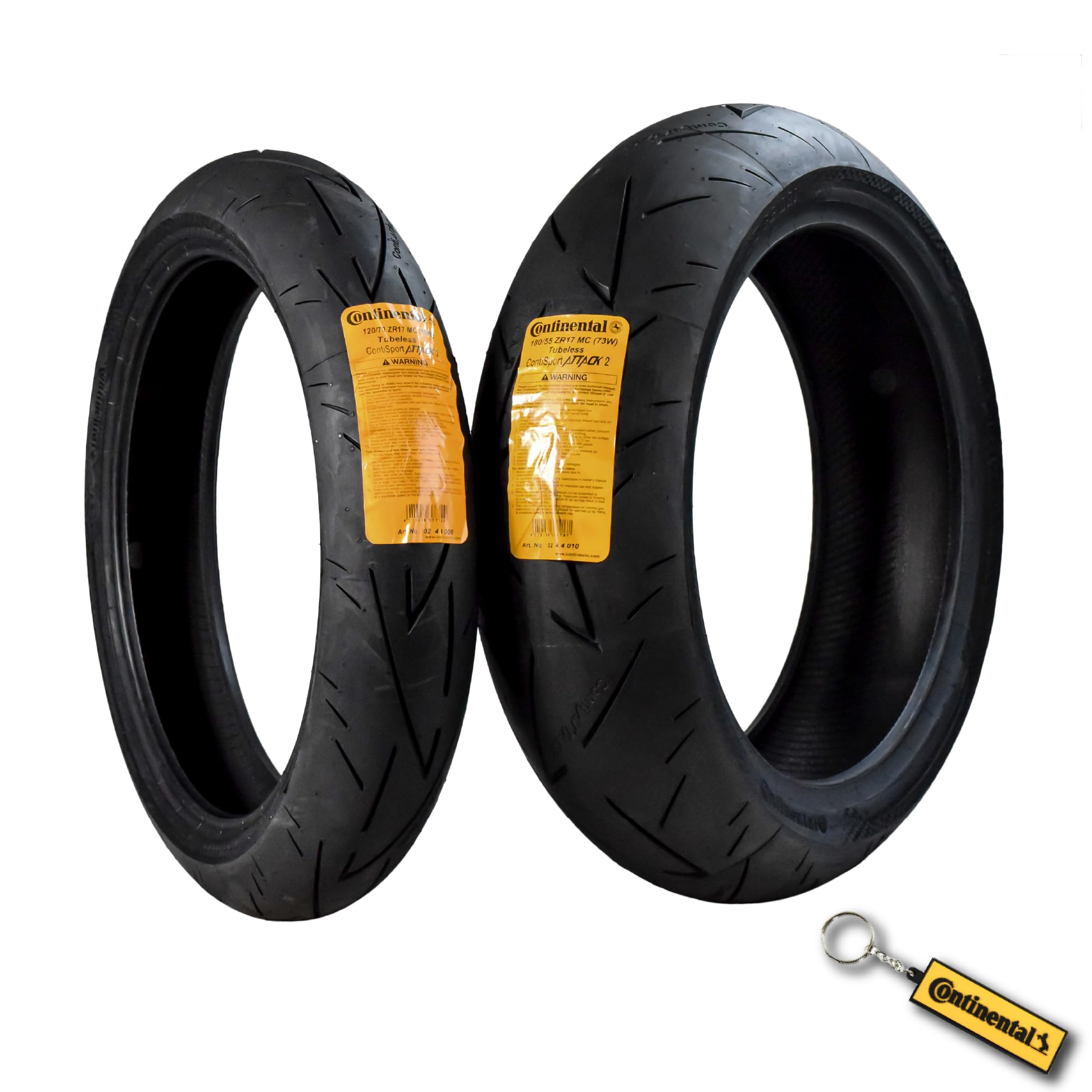Amazon.com: Continental Conti Sport Attack 2 120/70ZR17 Front