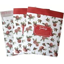 Orgrimmar 10PCS 10.8"x11.4" Christmas Bubble Mailer Envelope Waterproof