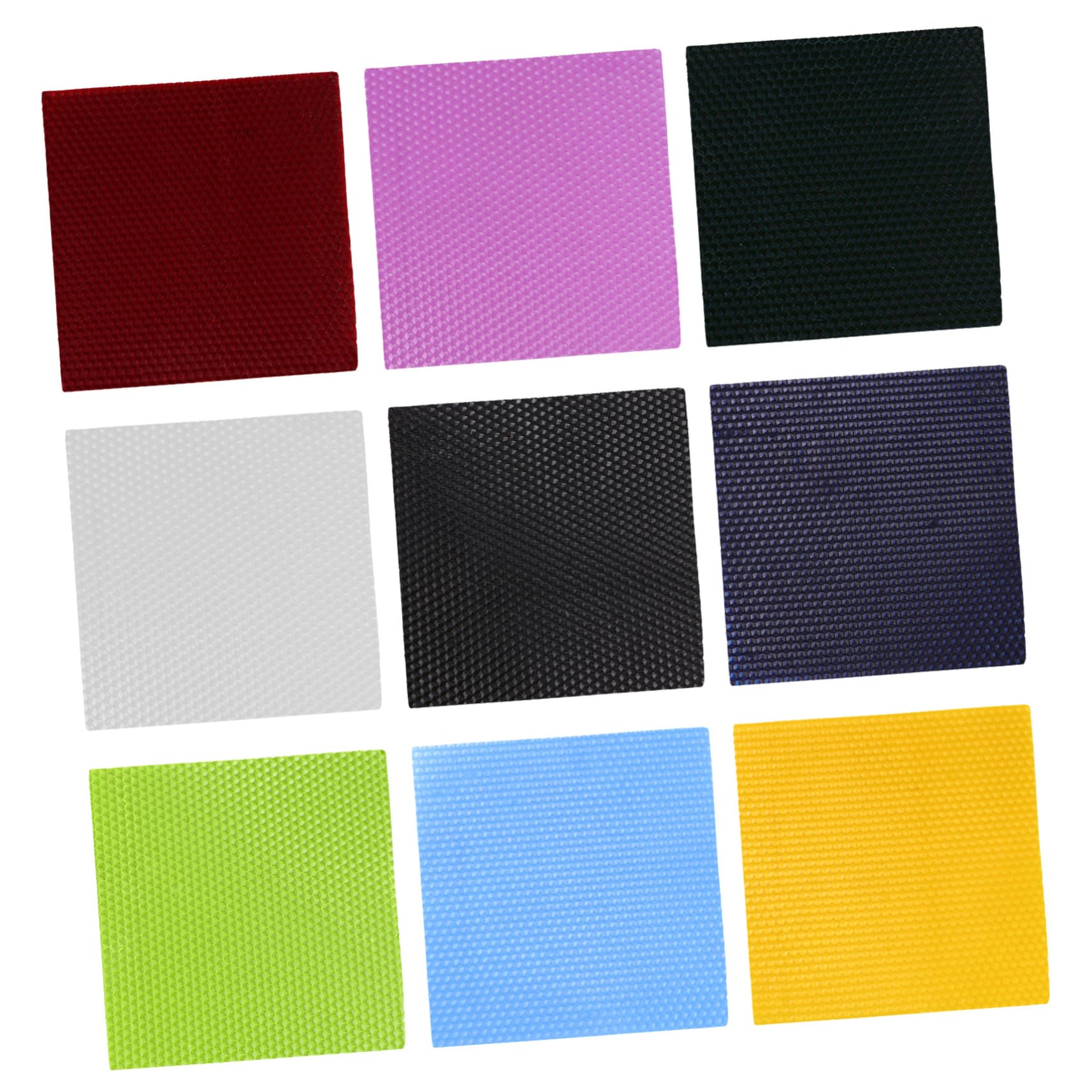 TEHAUX Kit per La Fabbricazione di Candele Fogli di Cera D'api 9 Pezzi Colorata Accessori per Candele Cilindriche