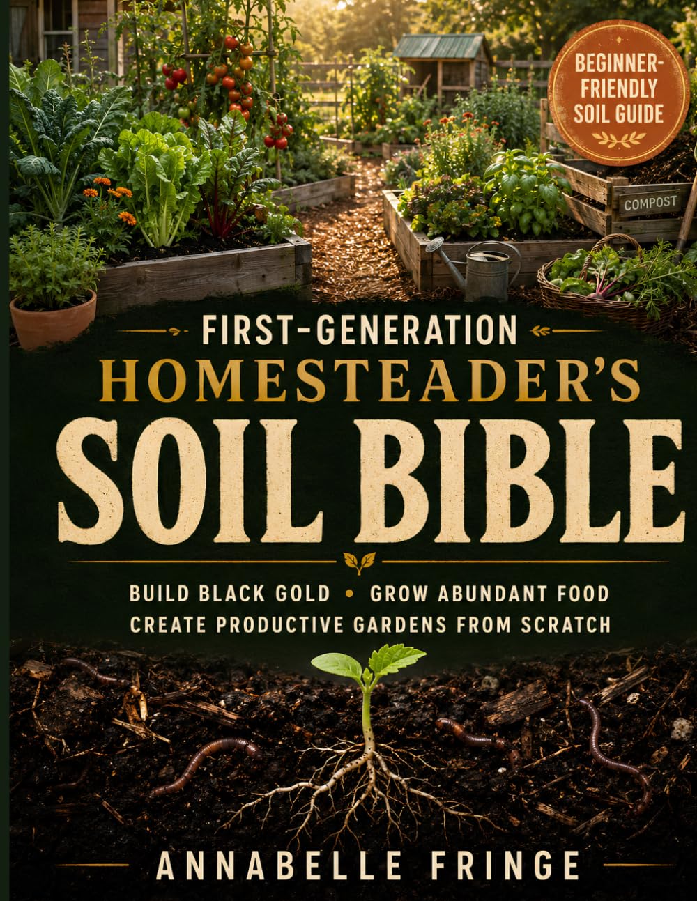 FIRST-GENERATION HOMESTEADER’S SOIL BIBLE: Build Black Gold, Grow Abundant Food, and Create Productive Gardens from Scratch