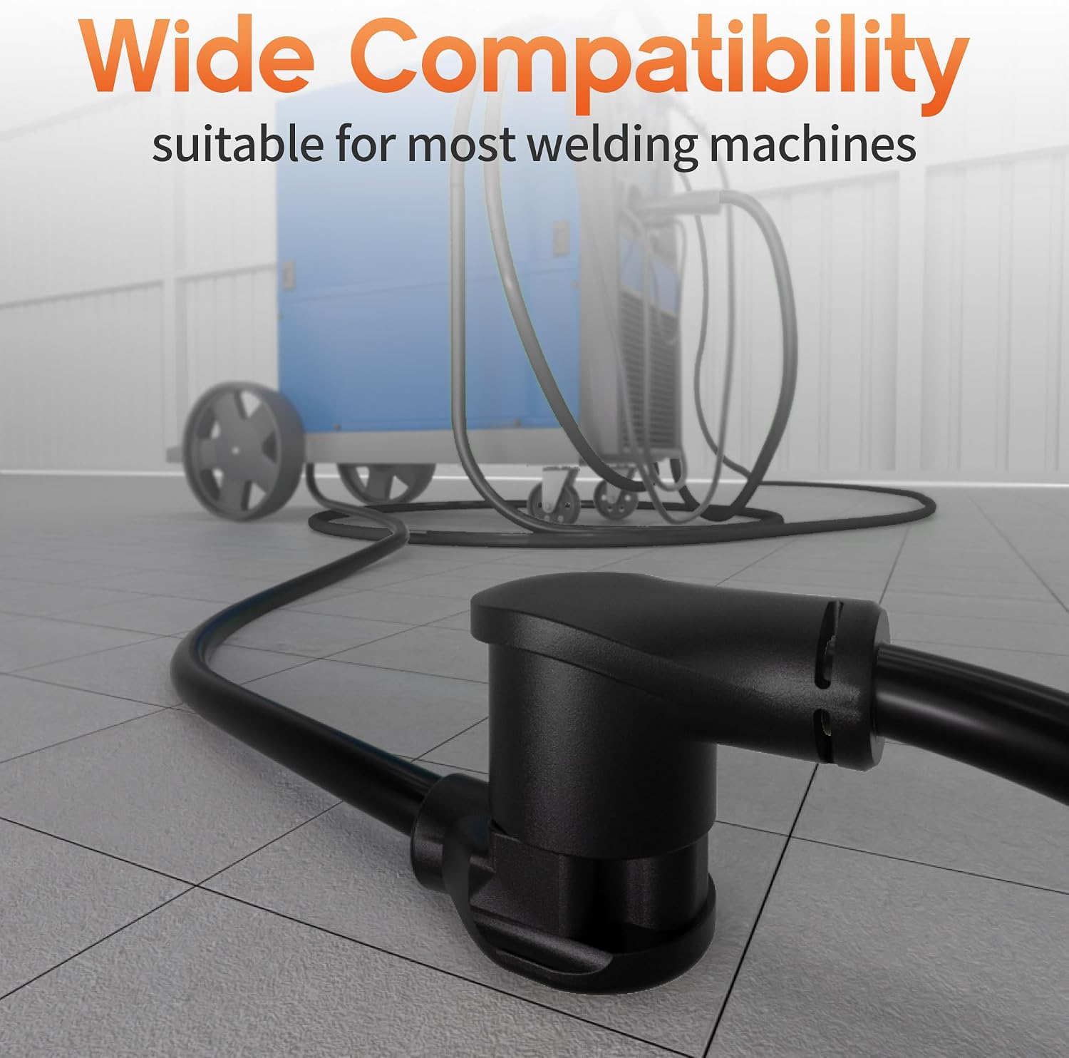 75FT 30 Amp 10 Gauge 3 Prong Welder Extension Cord, NEMA 6-50P to NEMA 6-50R, Heavy Duty 250V Welding Extension Cable for Lincoln, Plasma, Miller, SJTW, ETL Listed