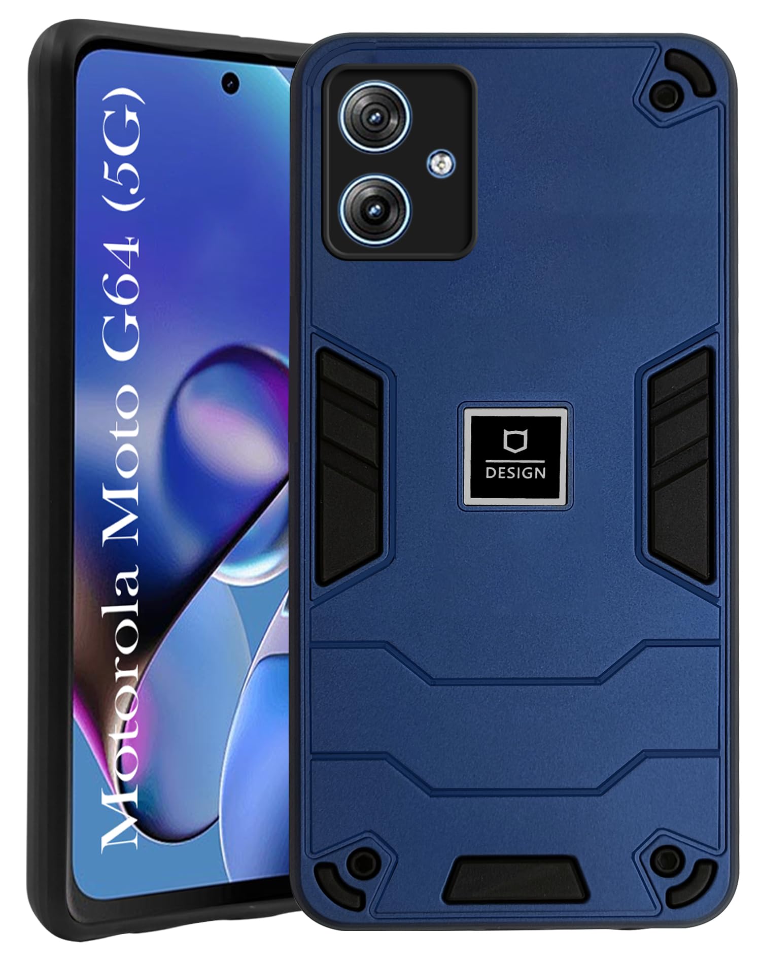 Jkobi Back Cover Case for Motorola Moto G64 5G (Lightweight Hybrid Shockproof Polycarbonate) (B0DBQ5T3J1) Amazon Price History, Amazon Price Tracker