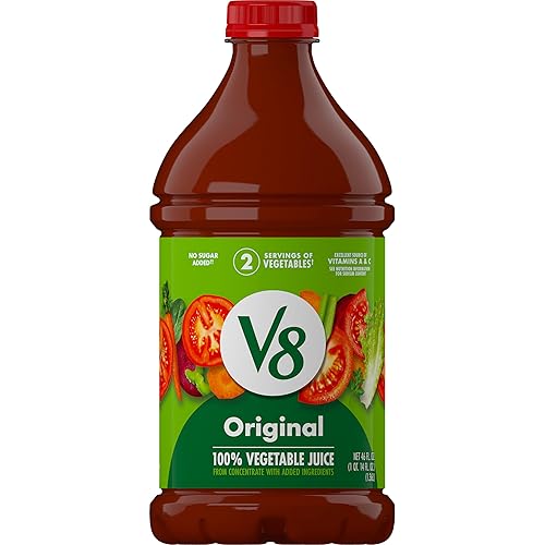 Miniatura 67 de Jugo V8 Original 100% de verduras, 64 onzas Botella de 32 onzas