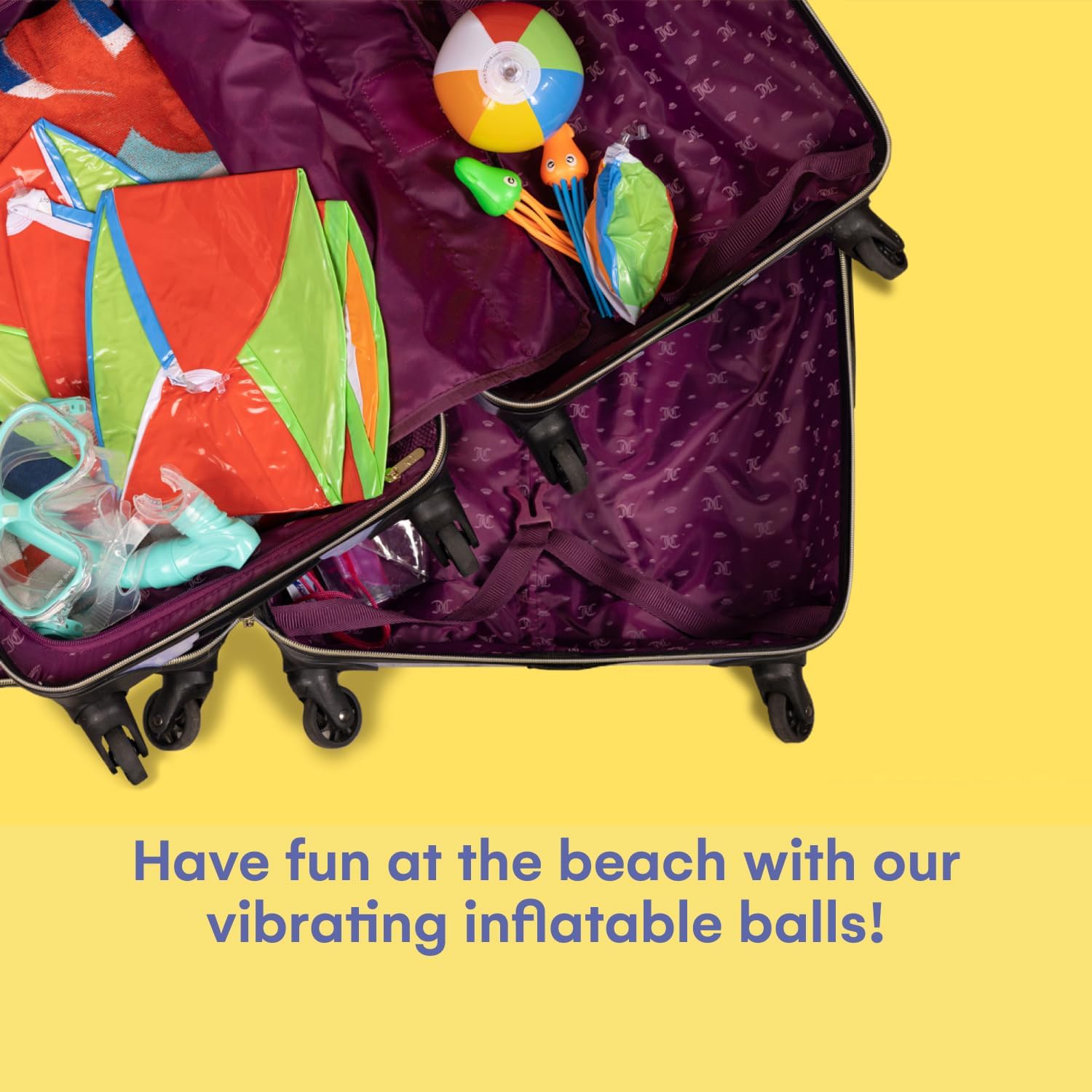 Top Race 2-Pack Giant Beach Balls 42-Inch Inflatable Pool Balls for Swimming and Outdoor Fun - Multicolor Big Shiny Ball for Beach Party and Summer Games