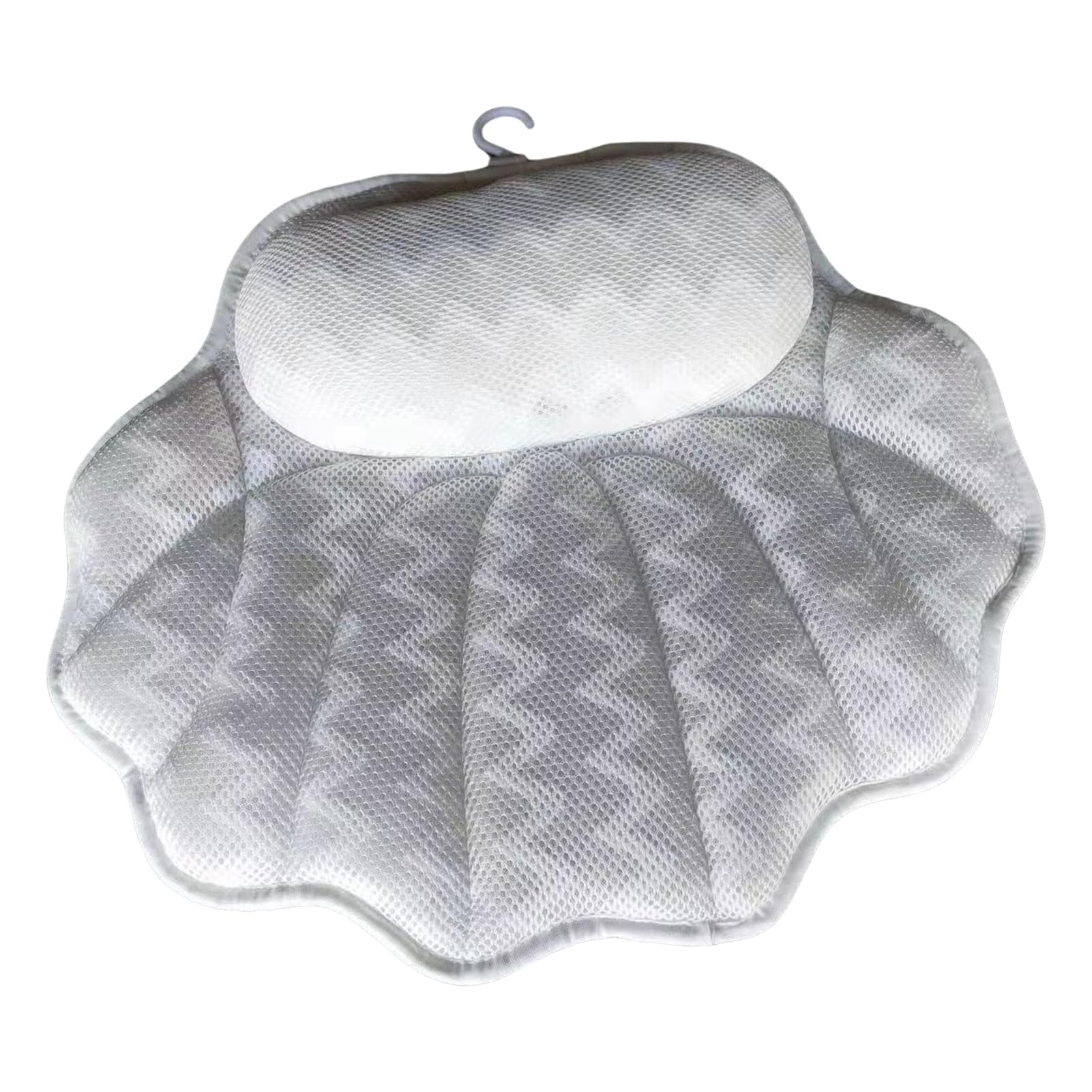 Photo 1 of ***SET OF TWO***Bath Pillow with Suction Cups 4d Air Mesh Luxurious Multi Washable Anti-Slip Extra Soft Head Neck Back Support Cushion for Ultimate Relaxation Spa B